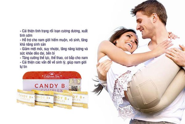 Công dụng của Kẹo Sâm Candy B+ Complex