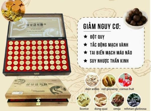Công dụng của An Cung Ngưu Hoàng Hàn Quốc Samsung