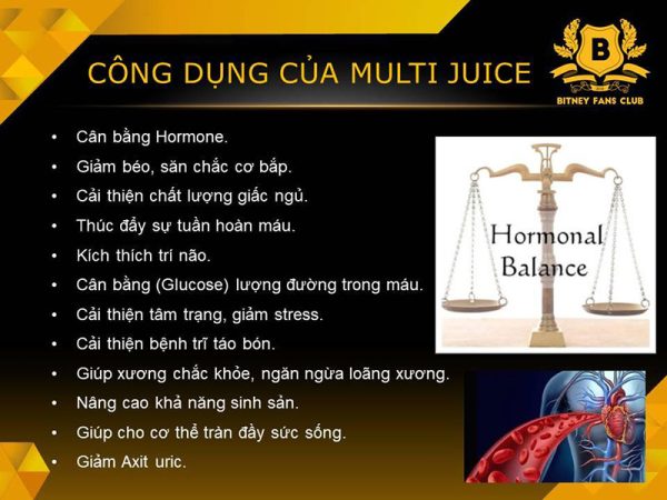 Công dụng của multi juice
