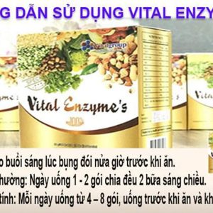 Hướng dẫn sử dụng vital enzyme
