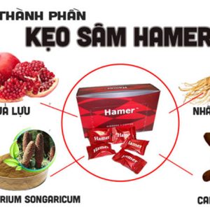 Thành Phần Của Kẹo Sâm Hamer