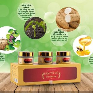 Thành phần của Sâm Tố Nữ Puecolazen