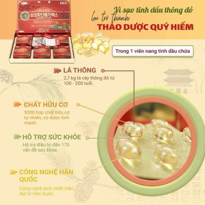 Thành phần của Tinh Dầu Thông Đỏ Hàn Quốc Samsung