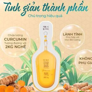 Thành phần của Tinh Nghệ Nano 365